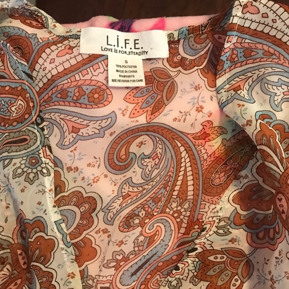 Life sheer printed vest - Picture 4 of 5